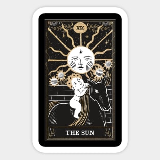 The Sun Tarot Card Sticker